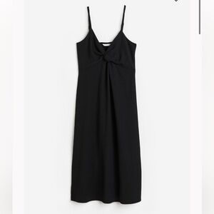 H&M Black Mid Length Dress